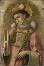 欧洲12-19世纪油画四_CRIVELLI, Carlo - Saint Stephen